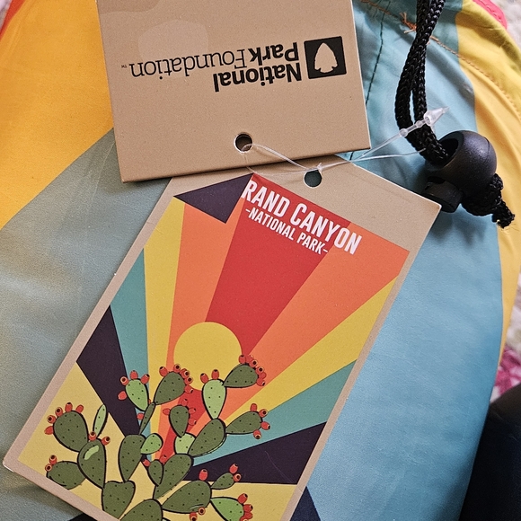 Grand Canyon National Park Foundation Packable Camping Blanket 78x53 NWT - Picture 3 of 5